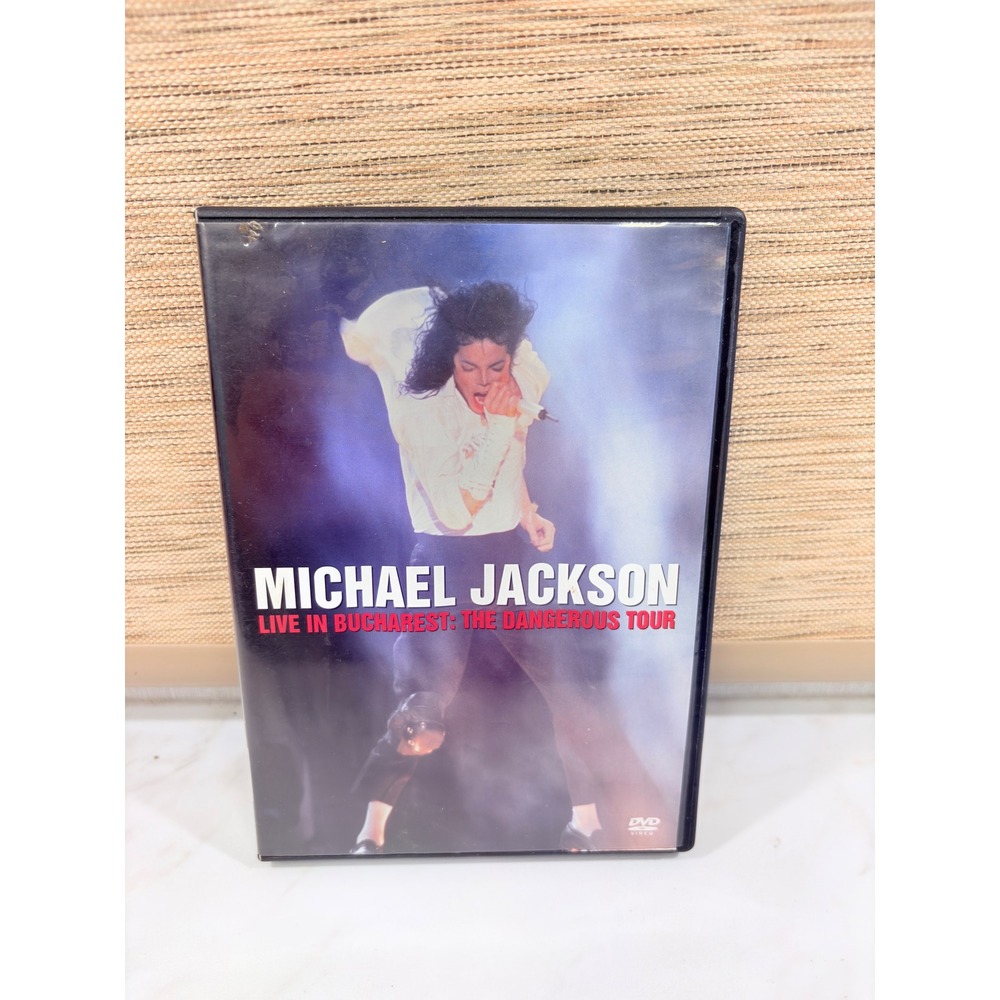 90s Michael Jackson Vintage DVD Live In Bucharest Concert The Dangerous Tour